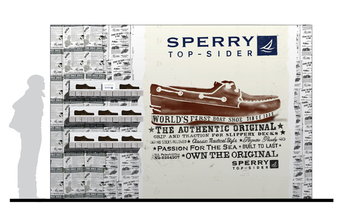 Sperry, Top-Sider, Fashion, Retail, Advertising, Environments, Retail, Illustration